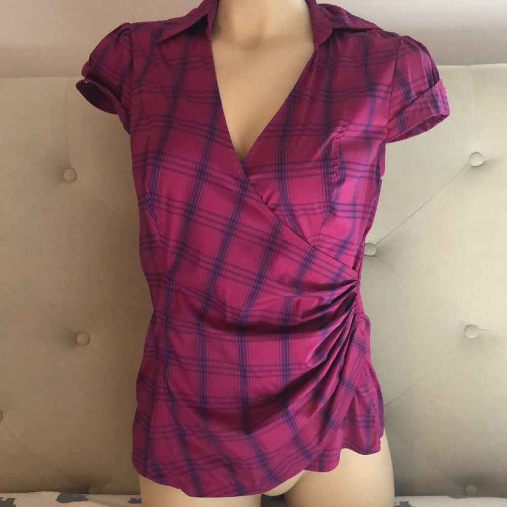 Express Wrap Dress Shirt , XS